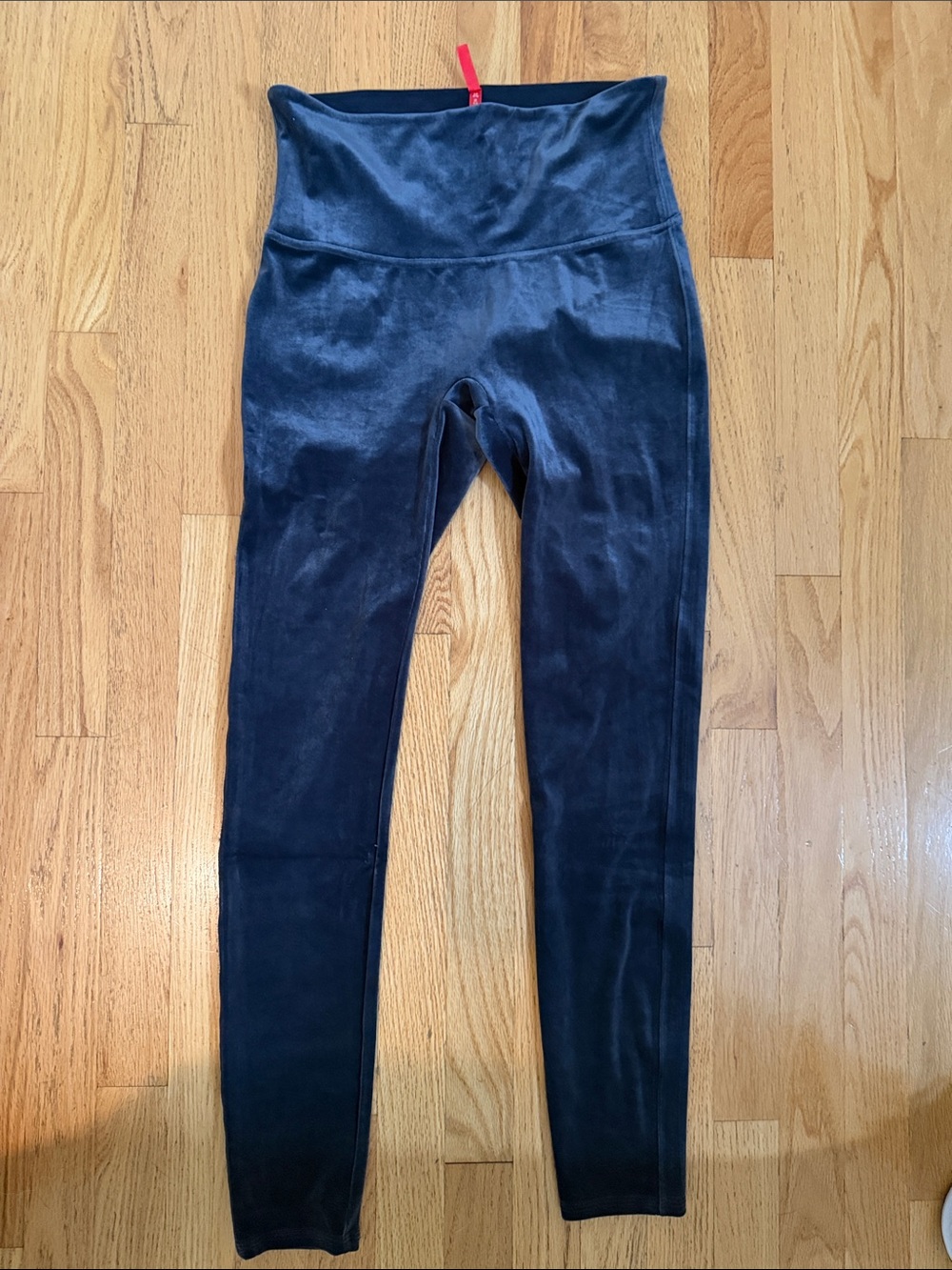 Spanx Velvet Navy Leggings